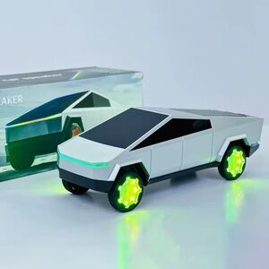 2024 Cybertruck Car Model Wireless Blue-tooth Speaker Stereo Sound Bass Woofer
